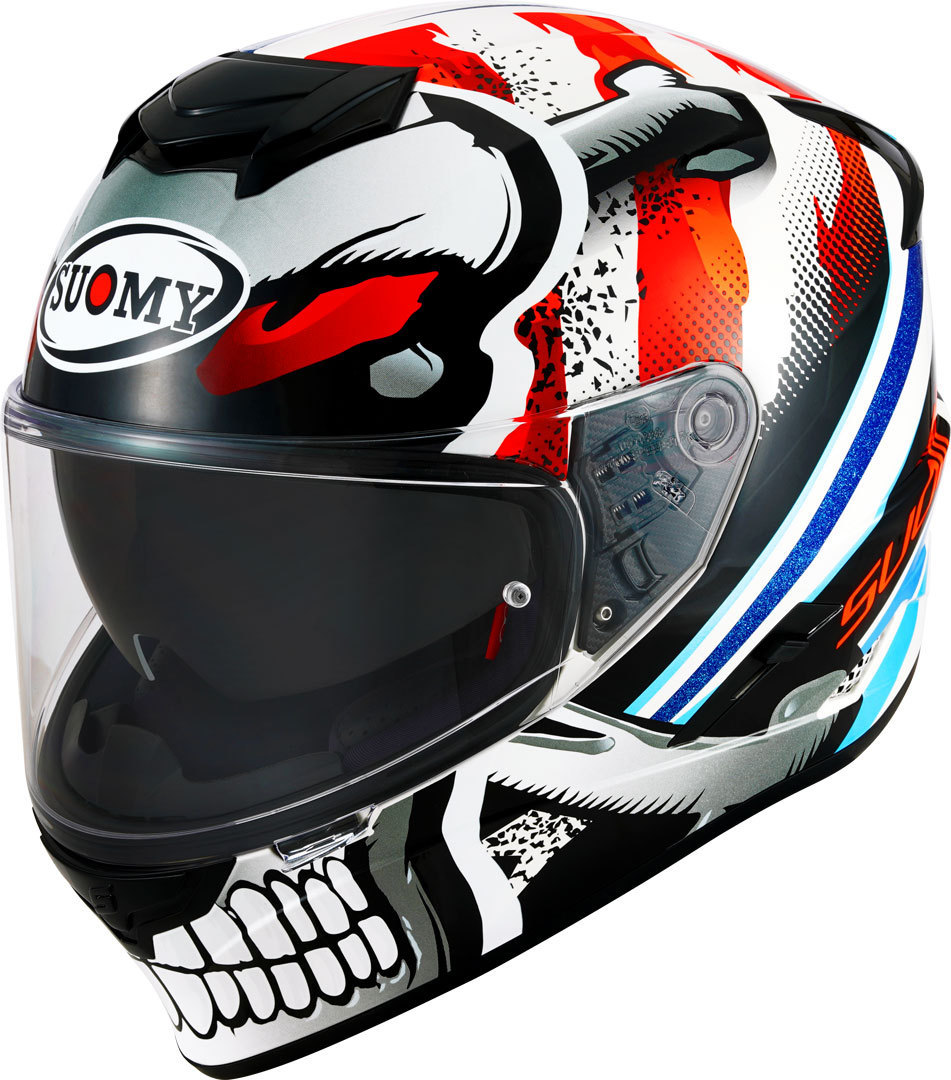 Suomy Stellar Villain Helmet, black-white-red, Size XS, black-white-red, Size XS