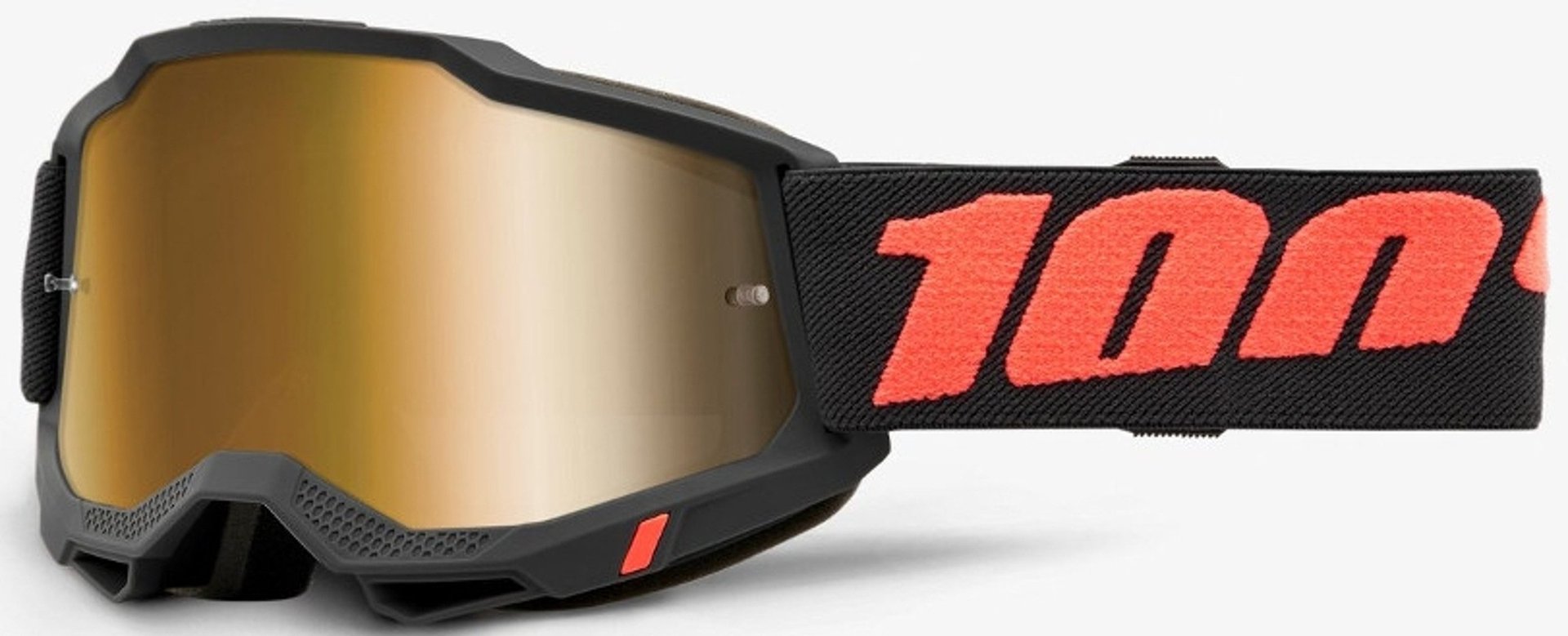 100% Accuri 2 Extra Borego Motocross Goggles, black-blue, black-blue, Size One Size