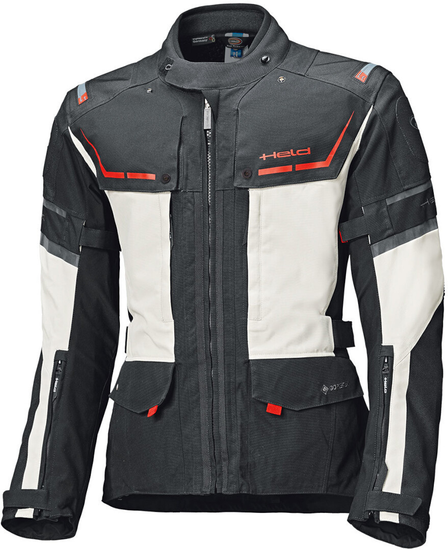 Held Karakum Motorcycle Textile Jacket, black-grey, Size S, black-grey, Size S