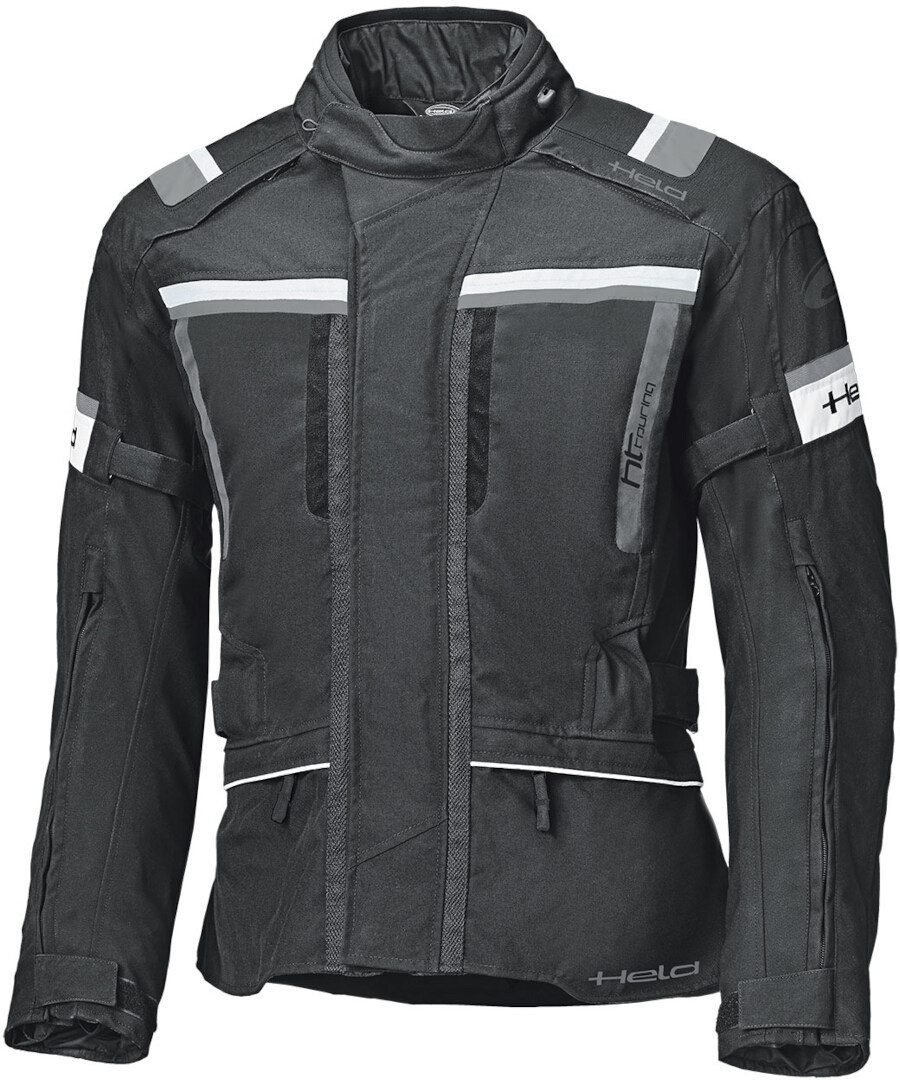 Held Tourino Motorfiets textiel jas voor kinderen, zwart-grijs, afmeting M 164