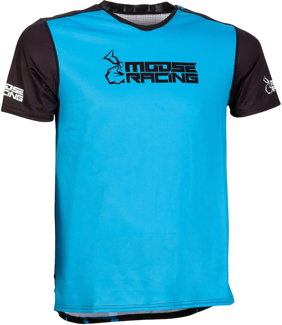 Moose Racing Mountain Bike Jersey, blau, Größe L, blau, Größe L
