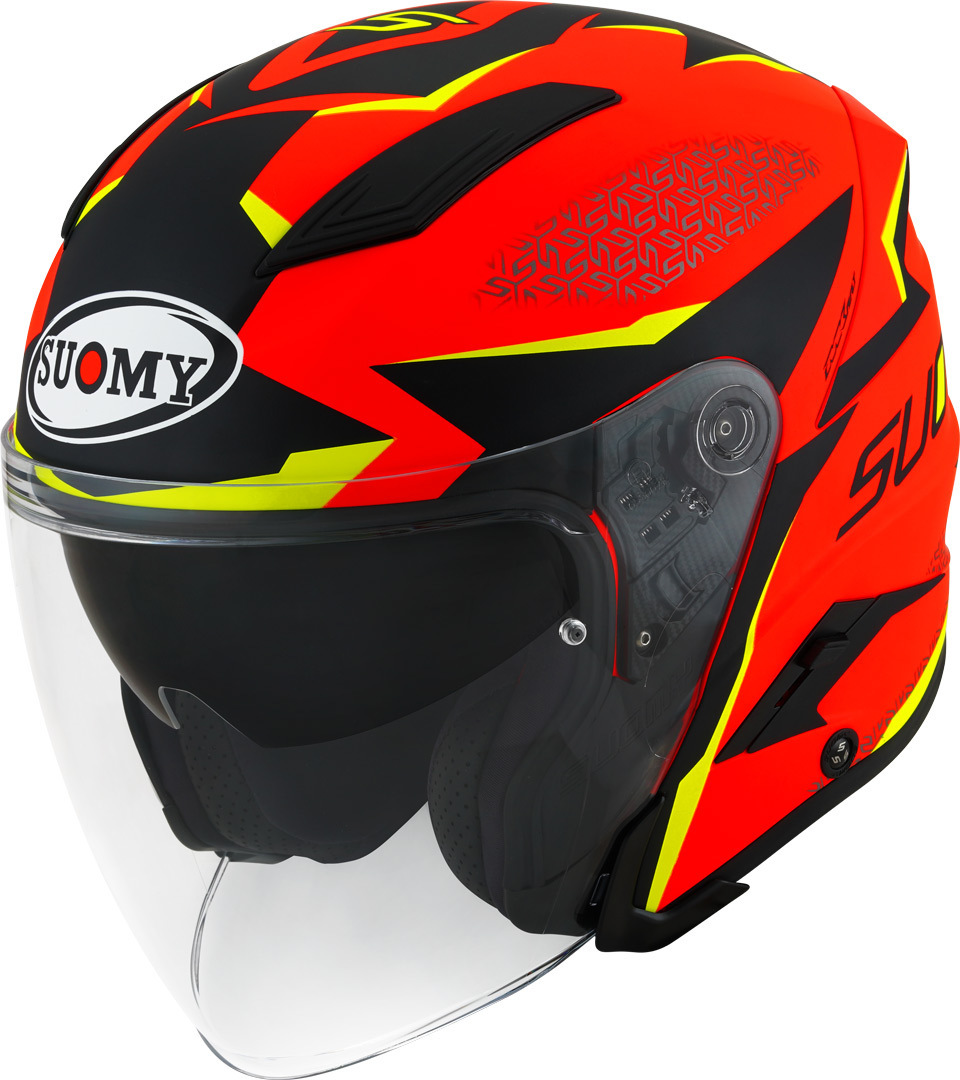 Suomy Speedjet Luminism Jet Helmet, black-red, Size XS, black-red, Size XS