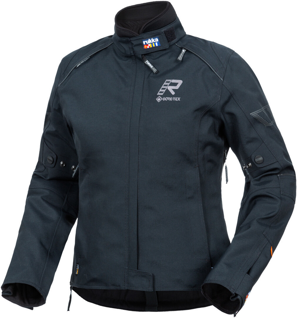 Rukka Rexiina GTX Ladies Motorcycle Textile Jacket, black, Size 34 for Women, black, Size 34 for Women