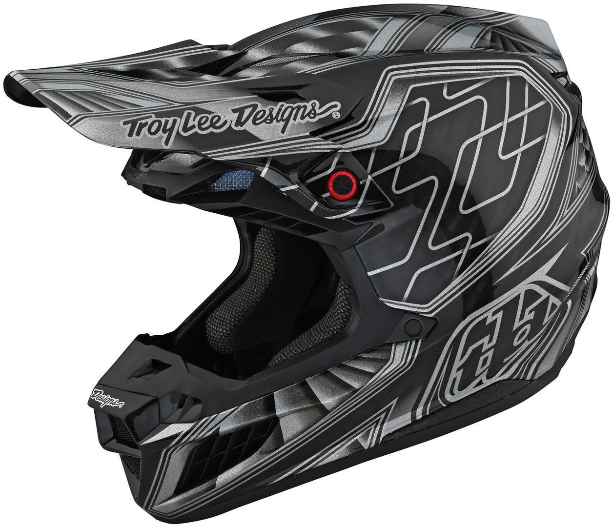 Troy Lee Designs SE5 Lowrider Carbon Motocross Helmet, black, Size XL, black, Size XL