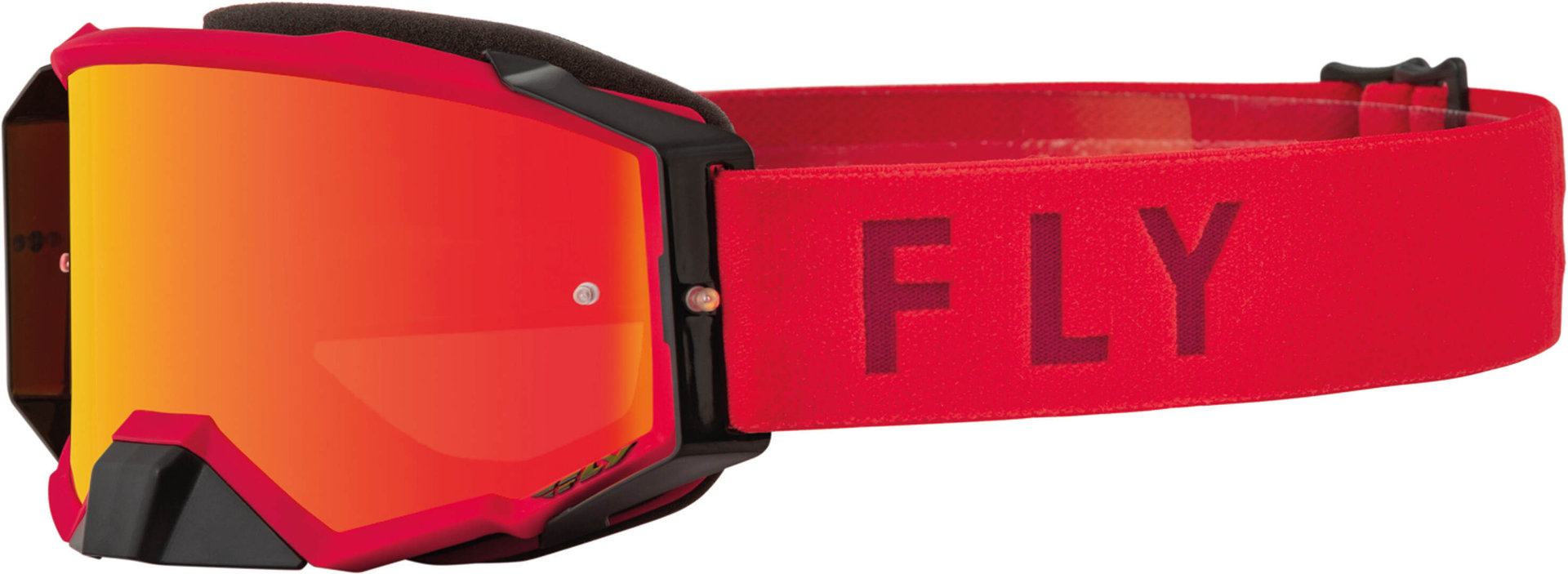 Fly Racing Zone Pro Motocross Goggles, red, red