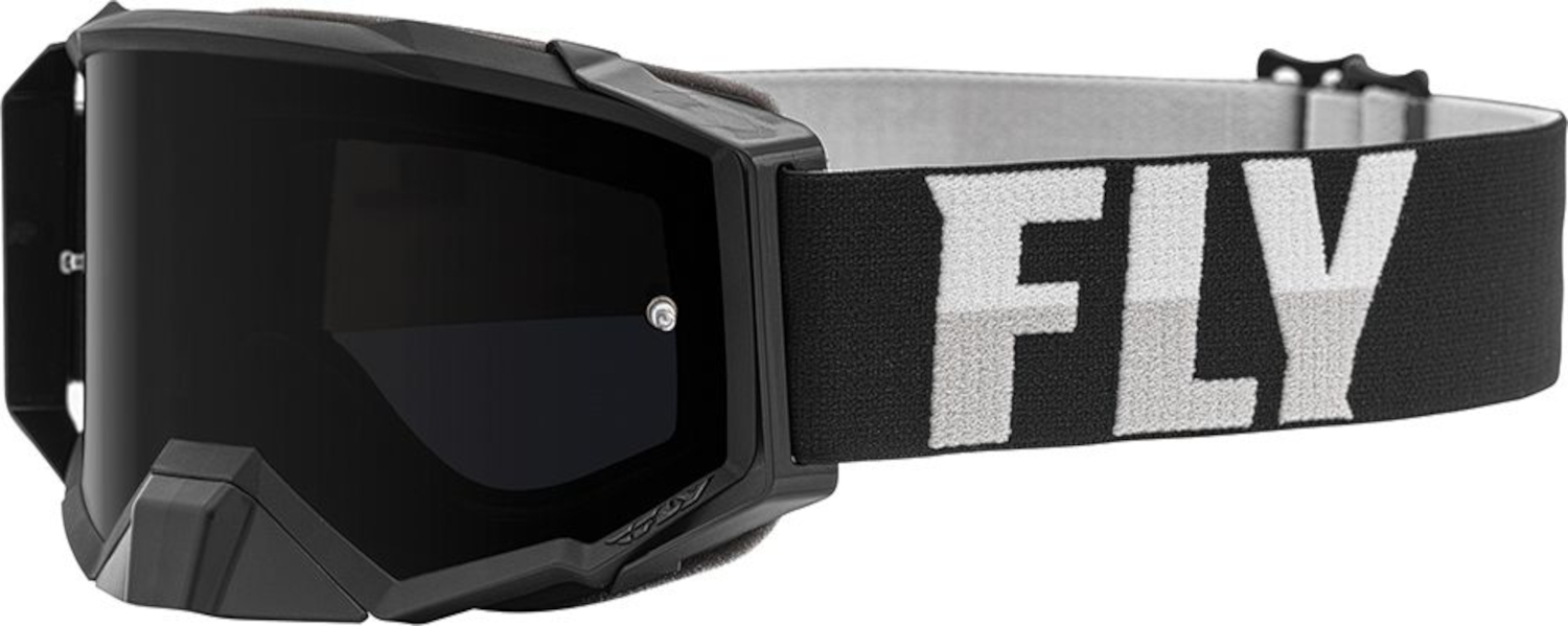 Fly Racing Men's Black Grey Zone Pro Motocross Goggles, Black-Grey For