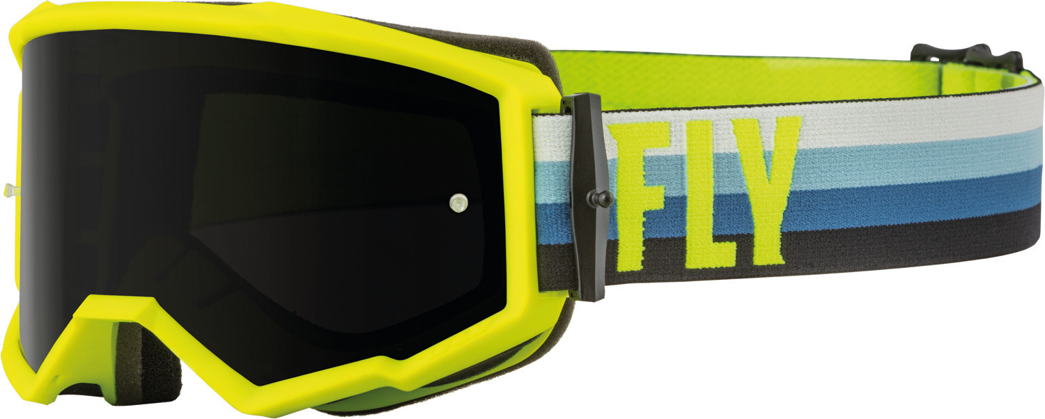 Fly Racing Zone Motocross Goggles, blue-yellow, blue-yellow