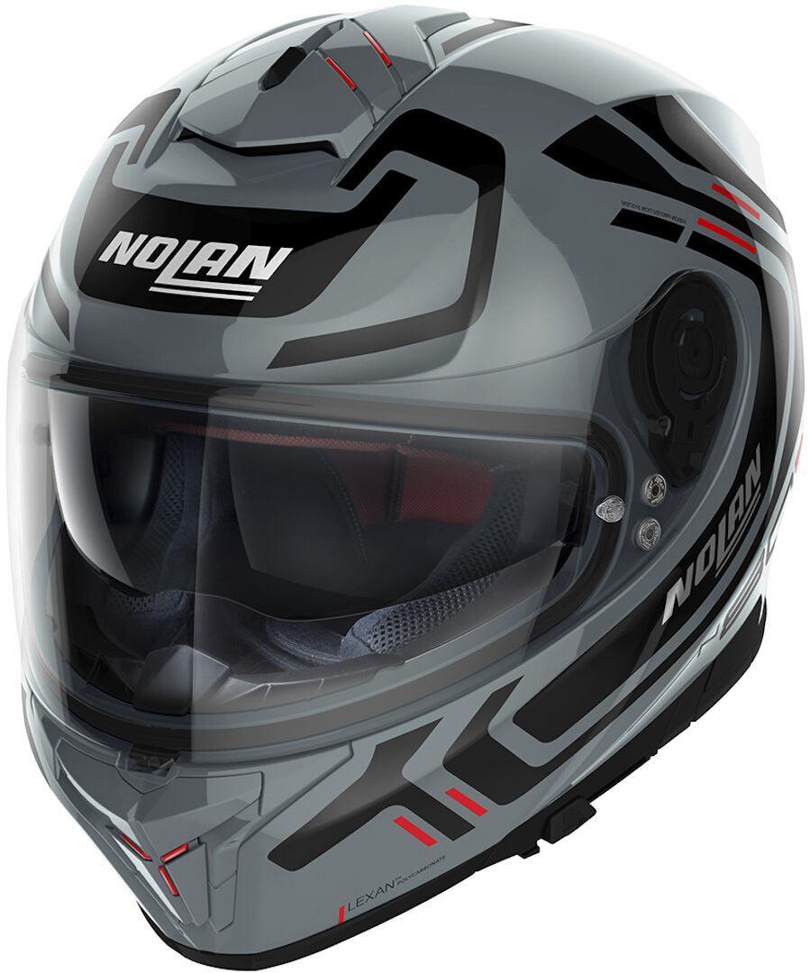 Nolan N80-8 Ally N-Com Helm, zwart-grijs, afmeting 2XL