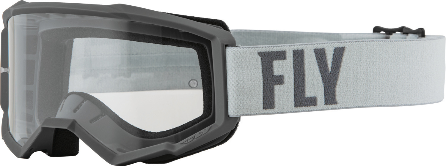 Fly Racing Focus Motocross Goggles, grey, grey
