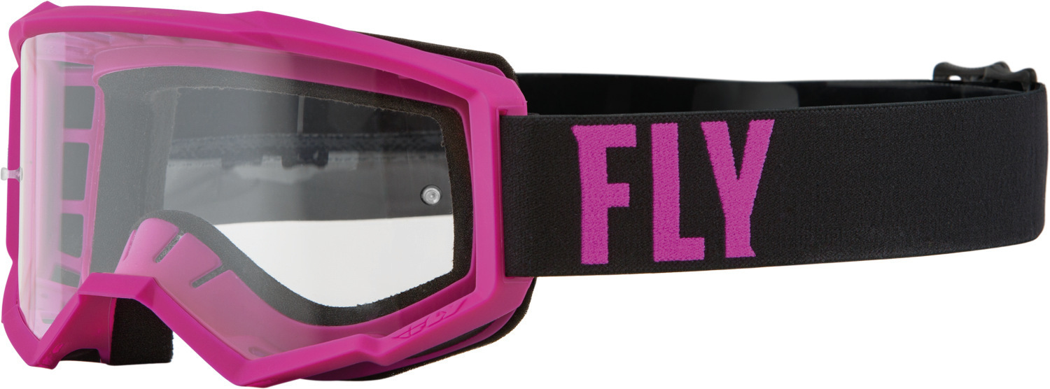 Fly Racing Focus Motocross Goggles, black-pink, black-pink
