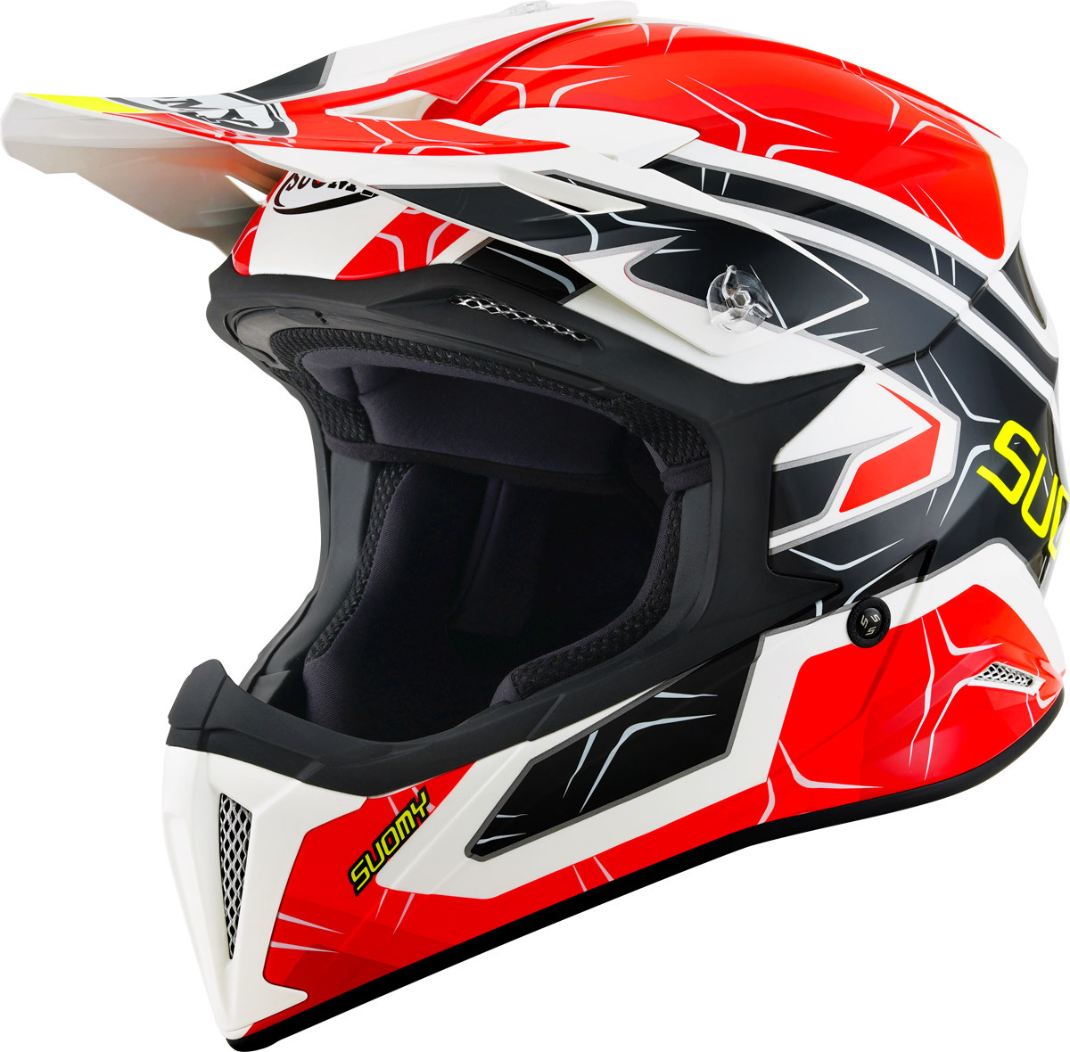 Suomy X-Wing Subatomic Motocross Helmet, black-red, Size XS, black-red, Size XS