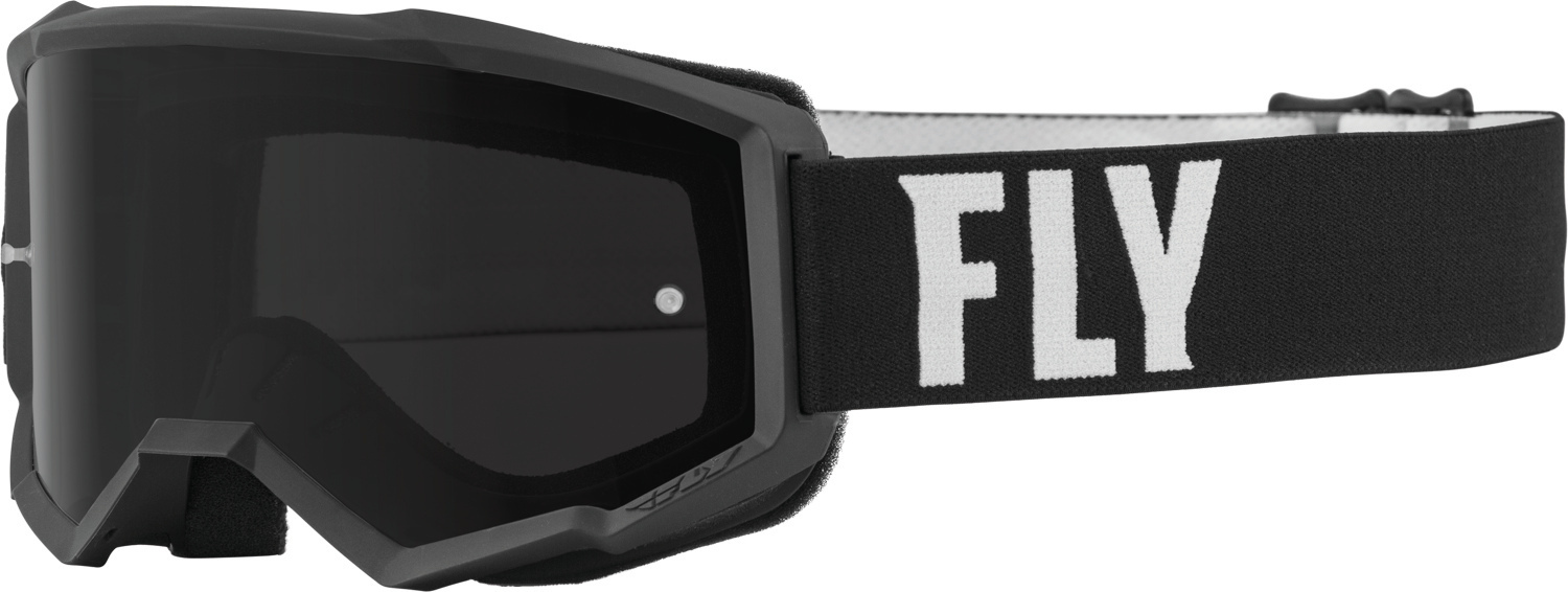 Fly Racing Focus Sand Motocross Goggles, black-white, black-white