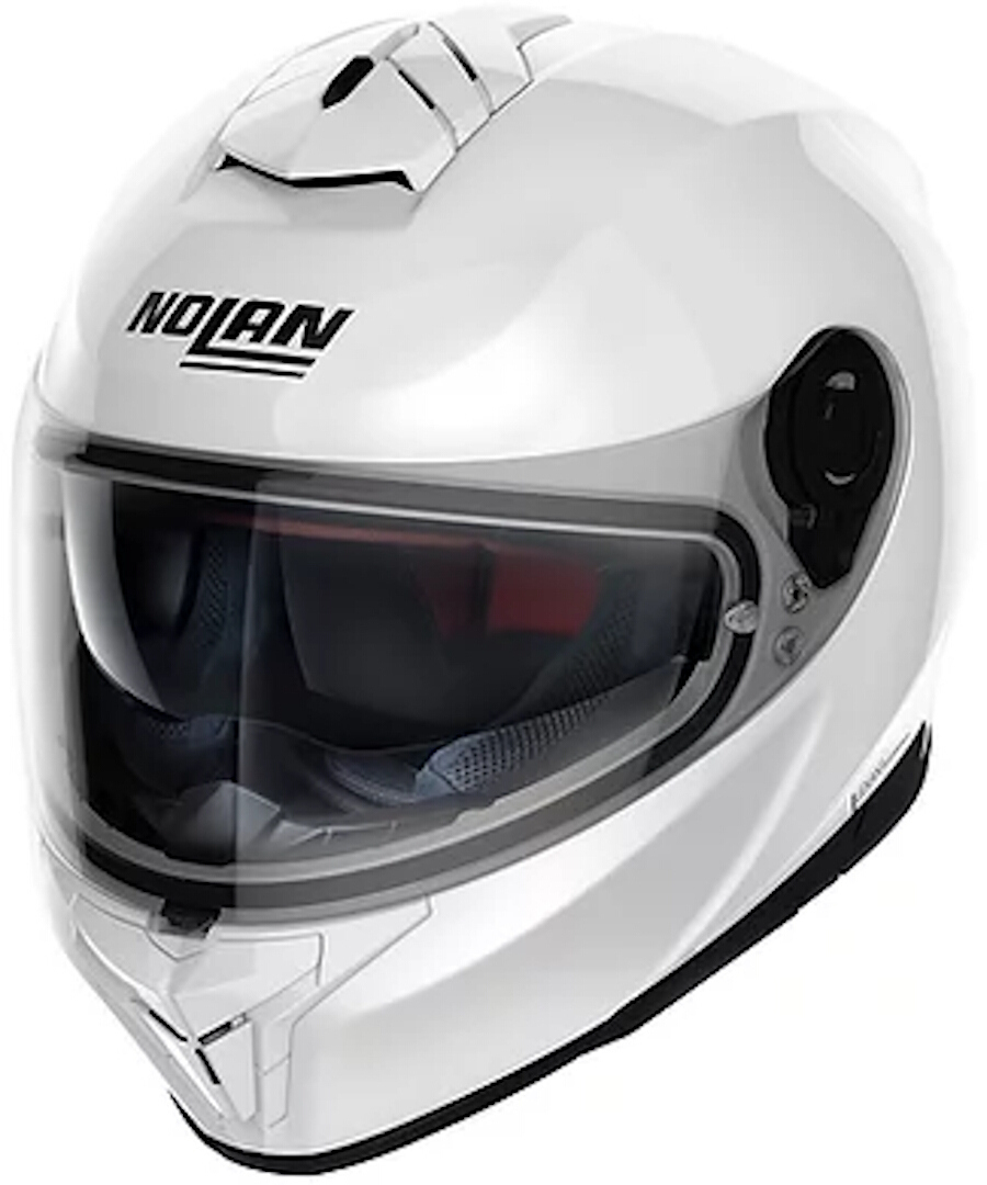 Nolan N80-8 Classic N-Com Helm, wit, afmeting XS
