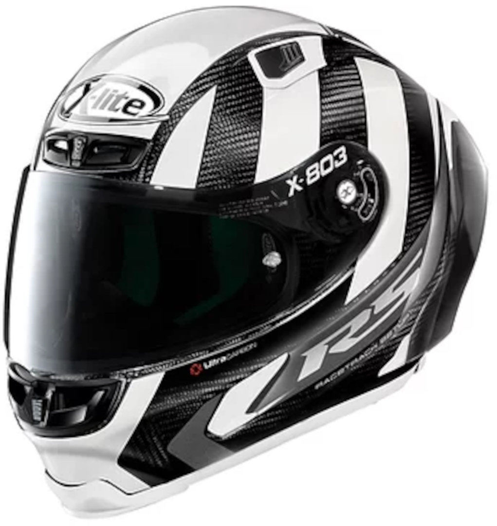 X-Lite X-803 RS Ultra Carbon Wheelie Helmet, black-white, Size S, black-white, Size S