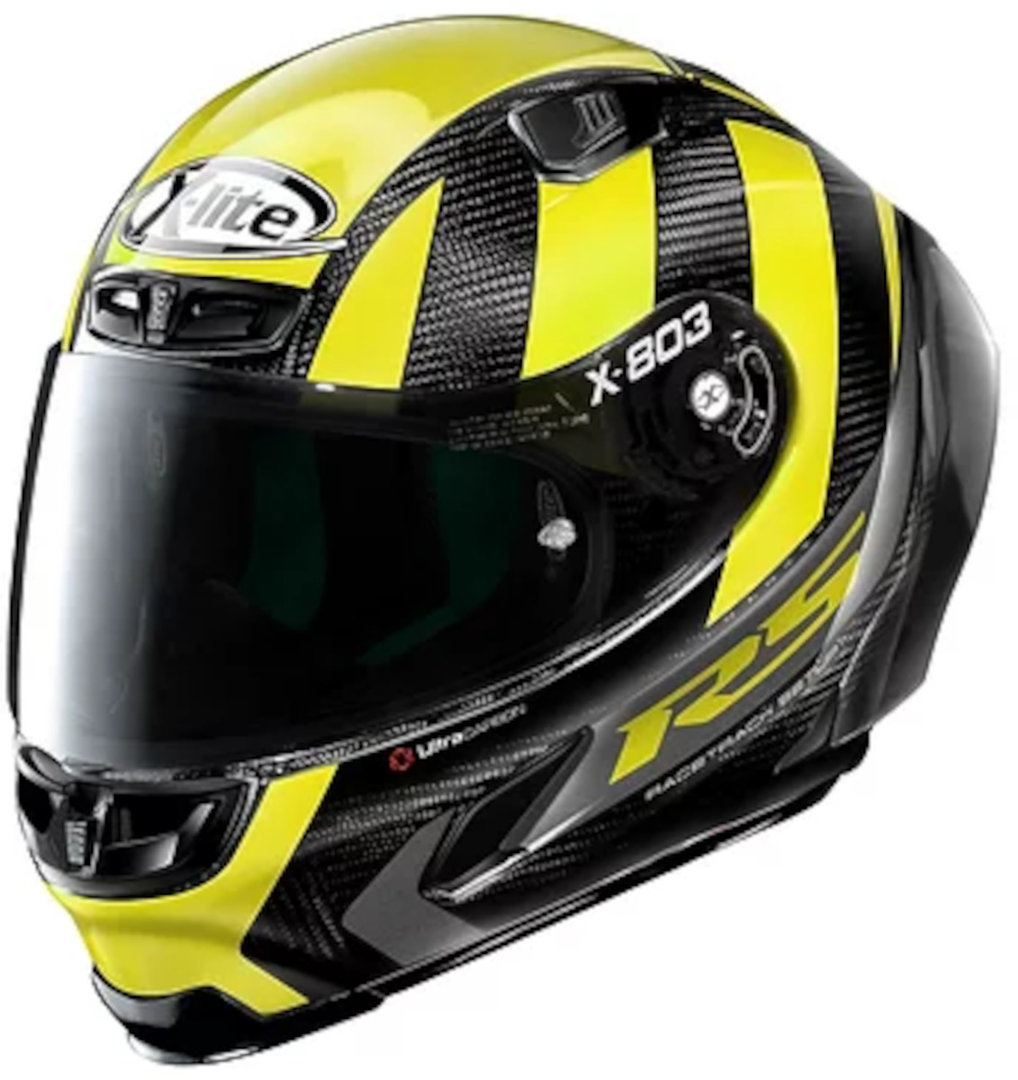 X-Lite X-803 RS Ultra Carbon Wheelie Helmet, black-yellow, Size L, black-yellow, Size L