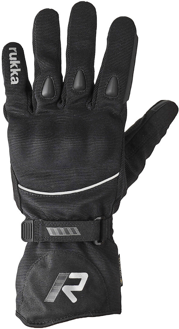 Rukka Virium 2.0 GTX Motorcycle Gloves, black-white, Size S, black-white, Size S