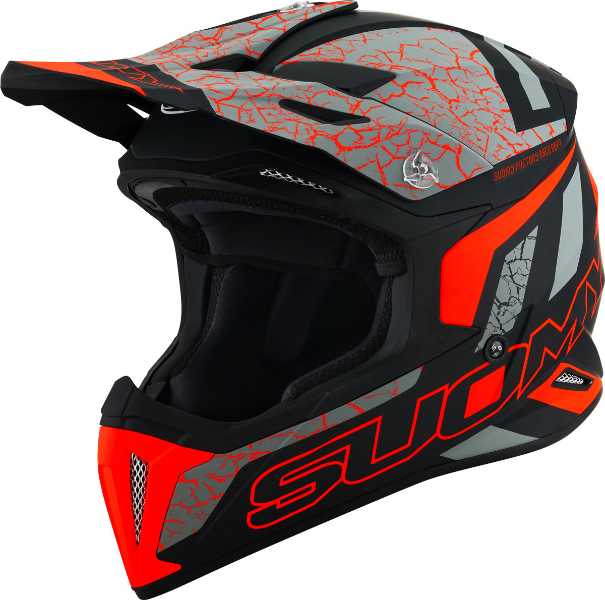 Suomy X-Wing Reel Motocross Helmet, red, Size S, red, Size S