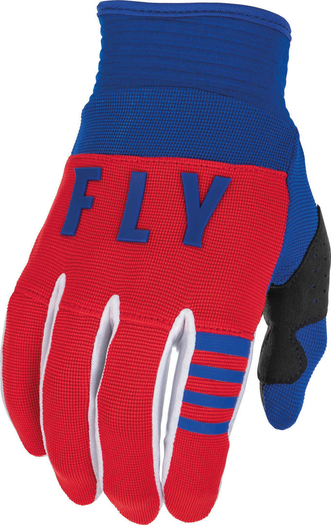 Fly Racing F-16 Youth Motocross Gloves, white-red-blue, Size XS, white-red-blue, Size XS