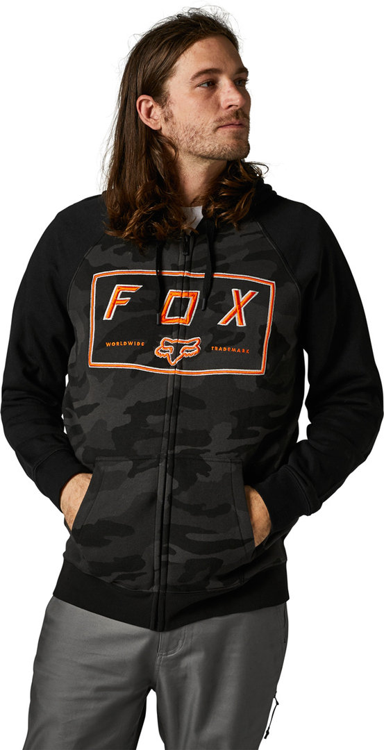 FOX Badger Camo Zip Hoodie, multicolored, Size L, multicolored, Size L