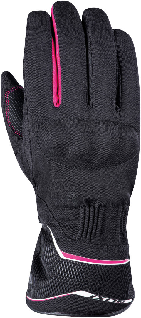 Ixon Pro Globe Damer Motorcykel Handskar, svart-rosa, storlek M för kvinnor