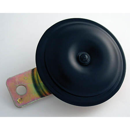 Bocina SHIN YO, arte italiano, negro, 12 V, 80 mm, E-mark