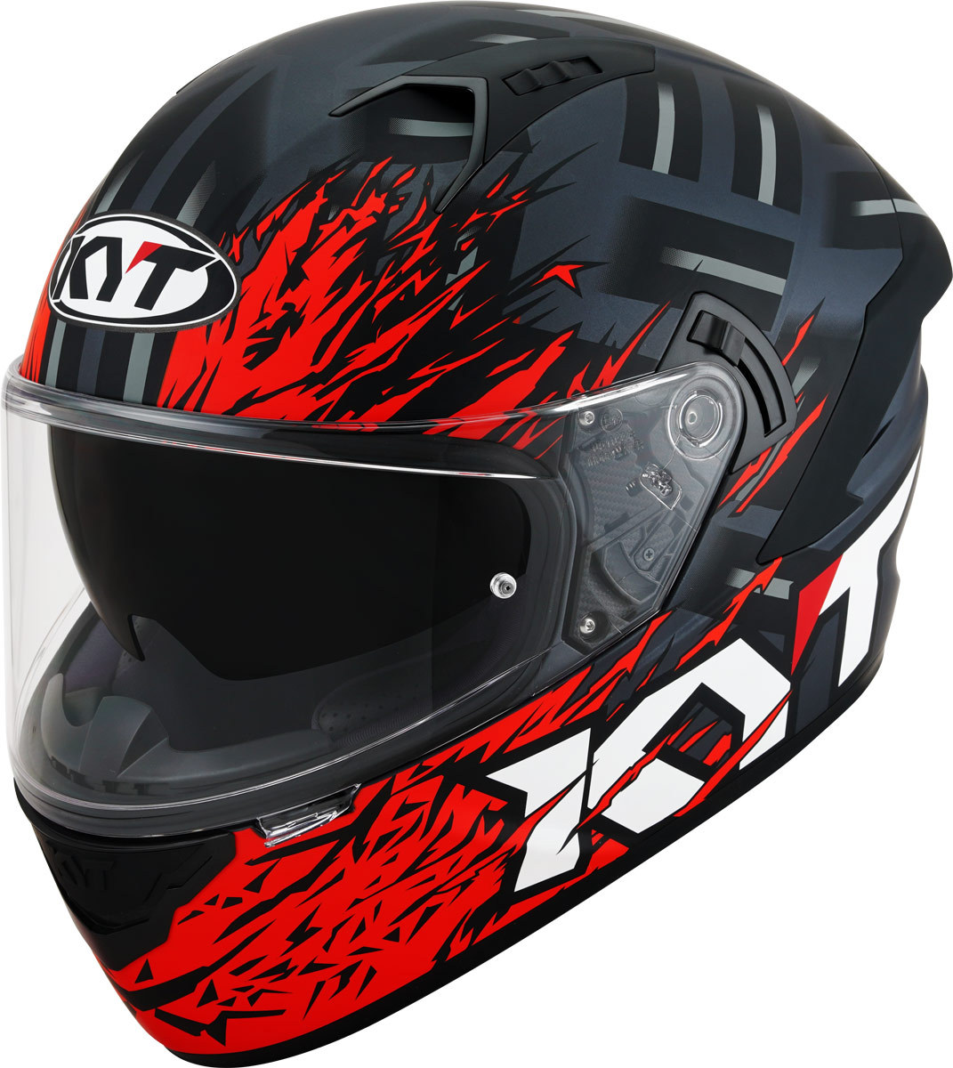 KYT NF-R Flaming Helmet, grey-silver, Size S, grey-silver, Size S