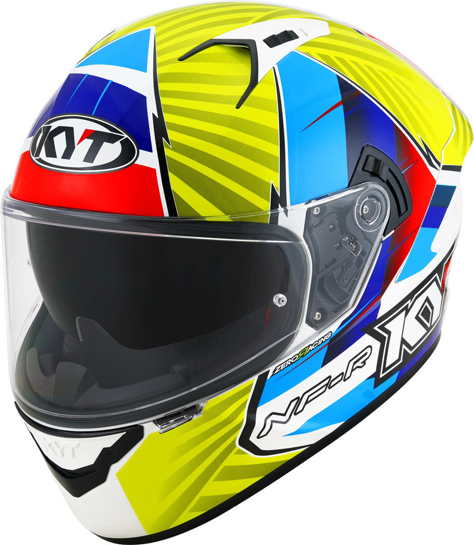 KYT NF-R Xavi Fores 2021 Replica Helmet, blue-yellow, Size M, blue-yellow, Size M