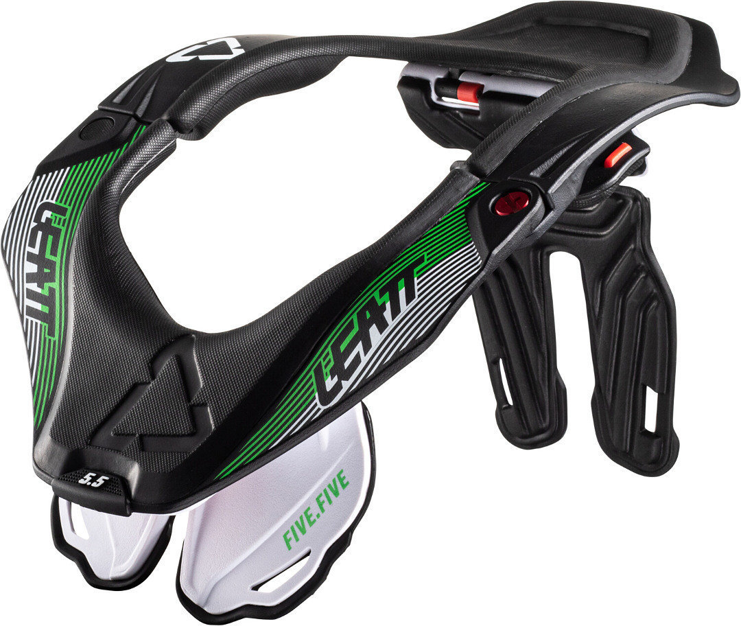 Leatt 5.5 Junior Neck Brace, black-green for Kids, black-green