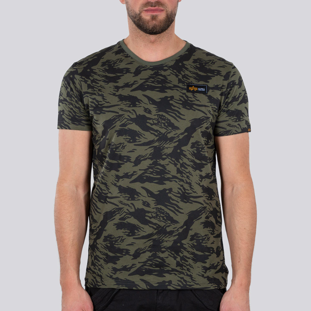 Alpha Industries Tactical Camo T Brushstroke Camiseta