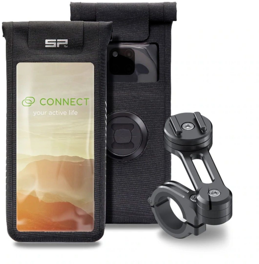 Image of SP Connect Moto Bundle Universal Black Supporto per smartphone, nero, dimensione L