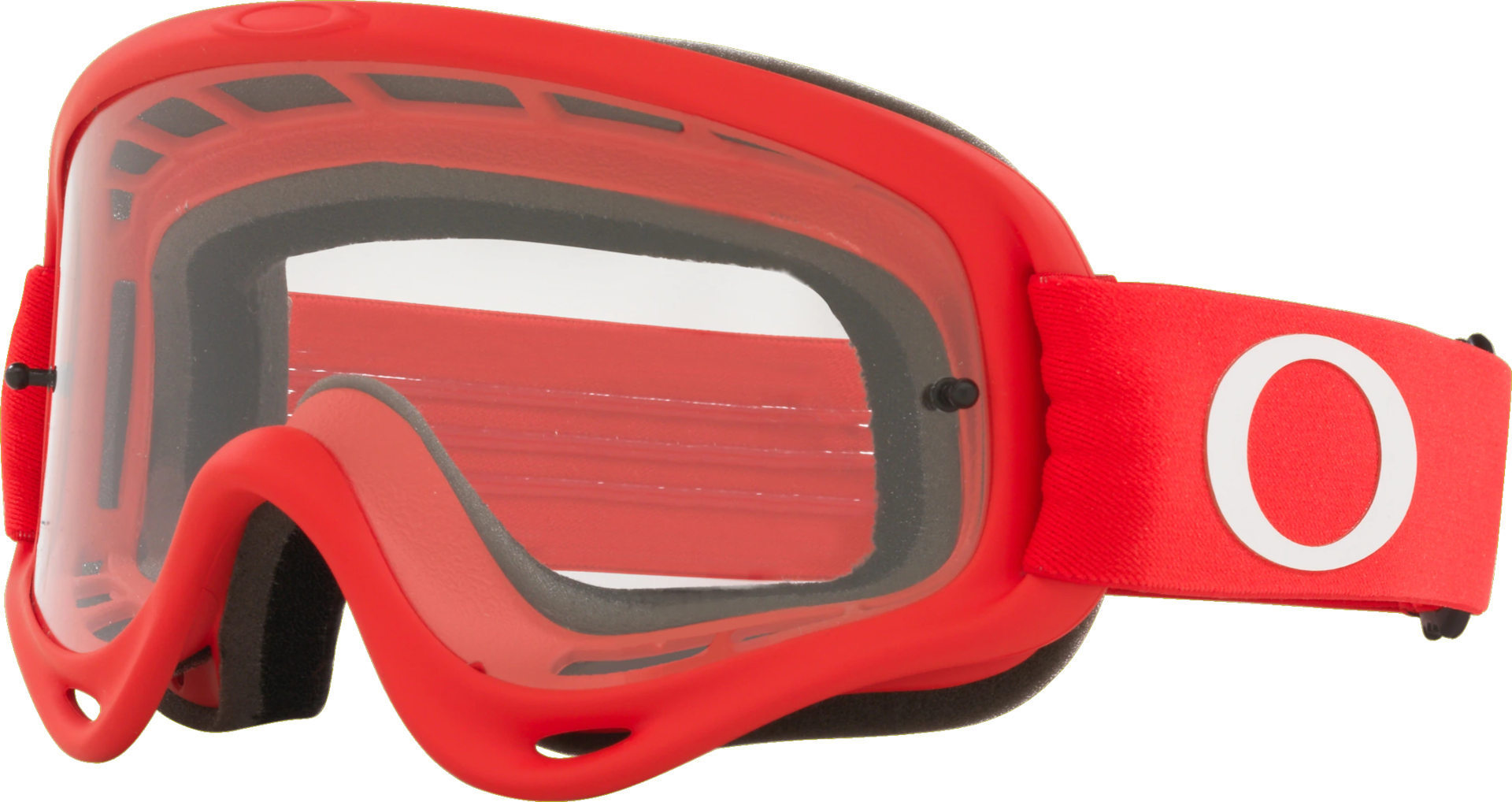Oakley O-Frame Lunettes de motocross, blanc-rouge