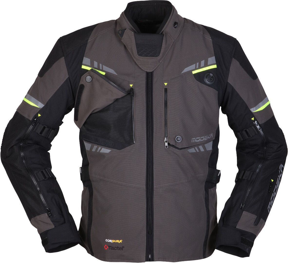 Modeka Taran Motorcycle Jacket, black-grey, Size S, black-grey, Size S