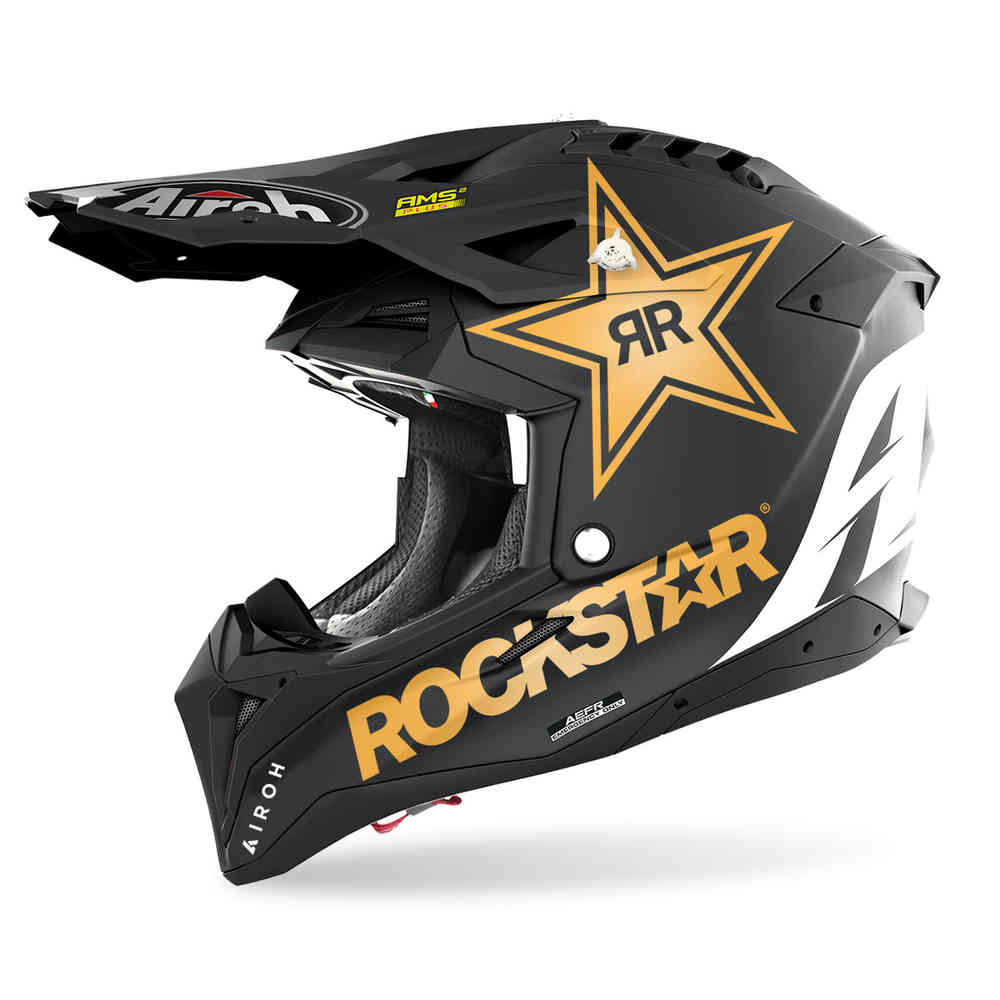 Airoh Aviator 3 Rockstar Motocross Helm