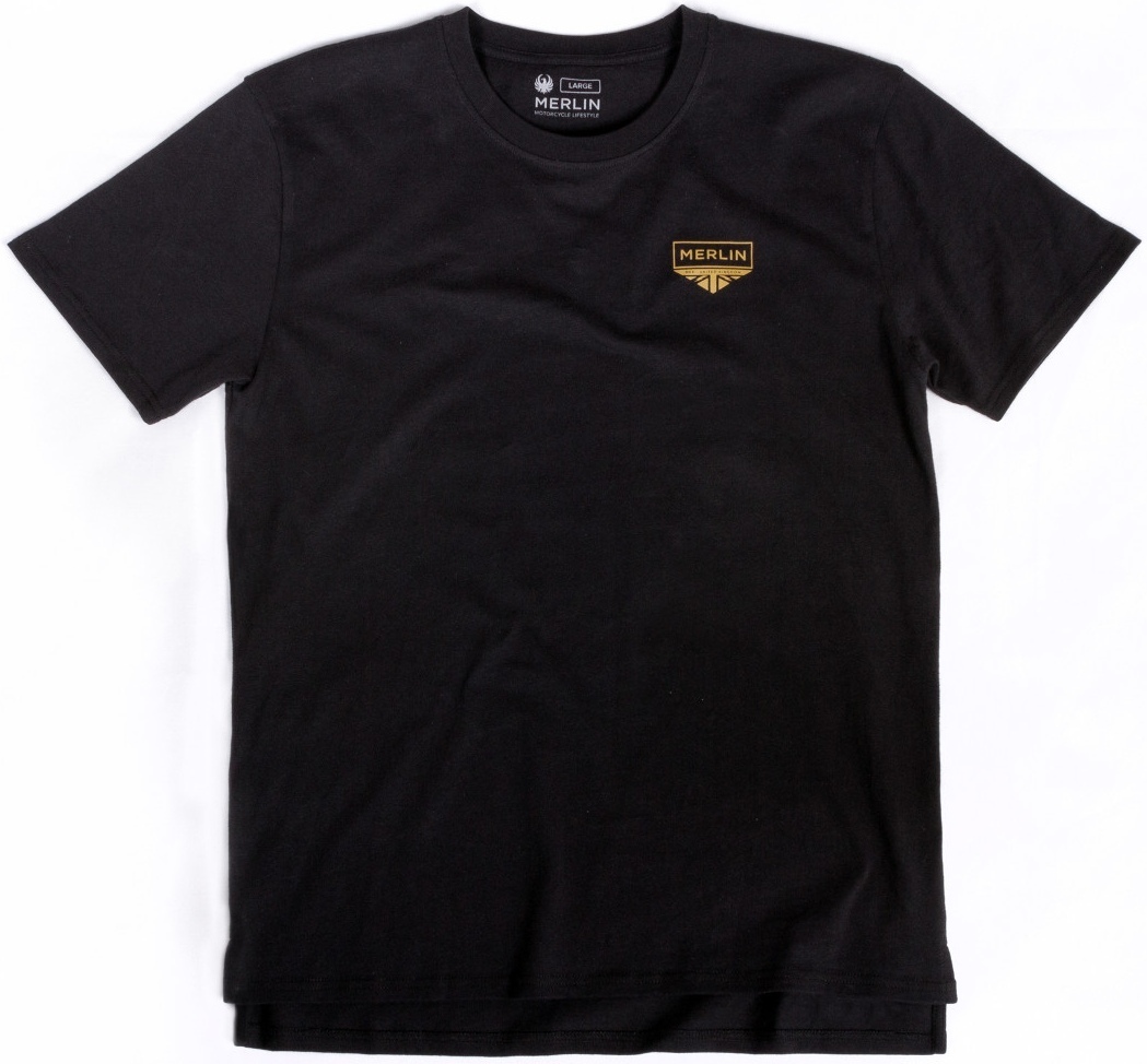 Merlin Truro Signature T-shirt, sort, størrelse S til mand