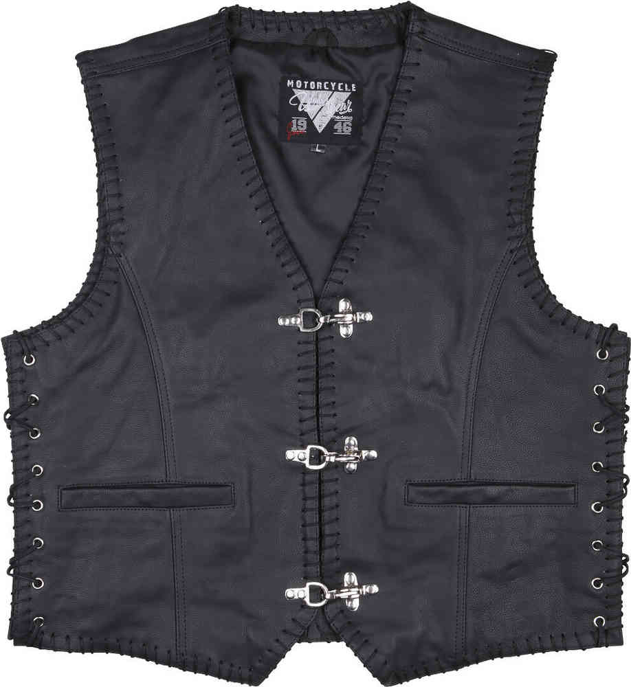 Leather motorcycle clearance vest for sale