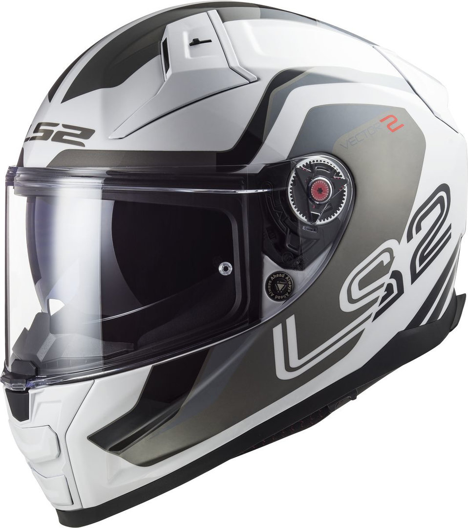 LS2 Vector II Metric Helmet, white-silver, Size 2XS, white-silver, Size 2XS