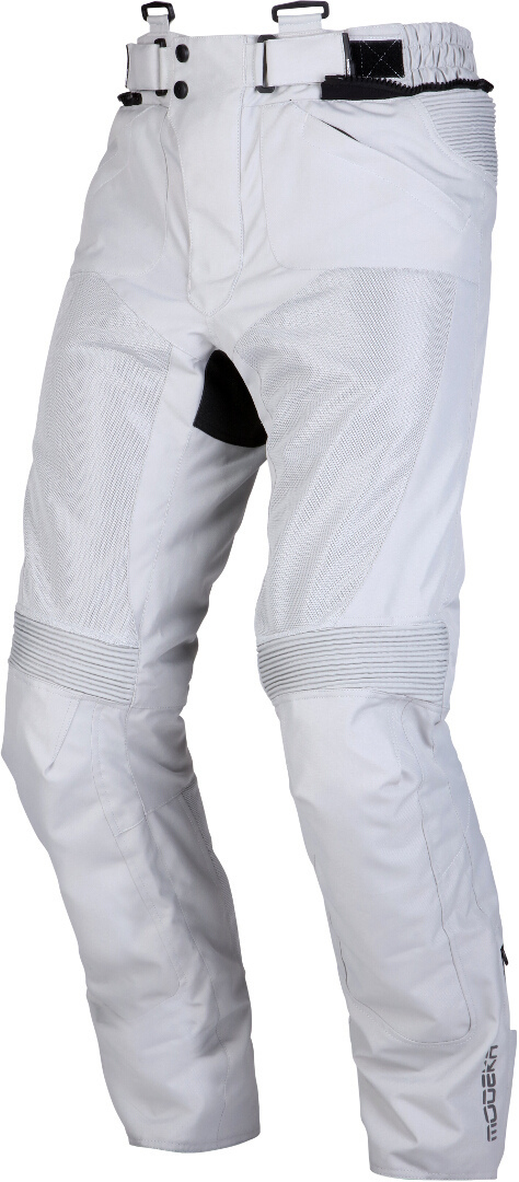 Modeka Veo Air Motorcycle Textile Pants, white, Size 4XL, white, Size 4XL