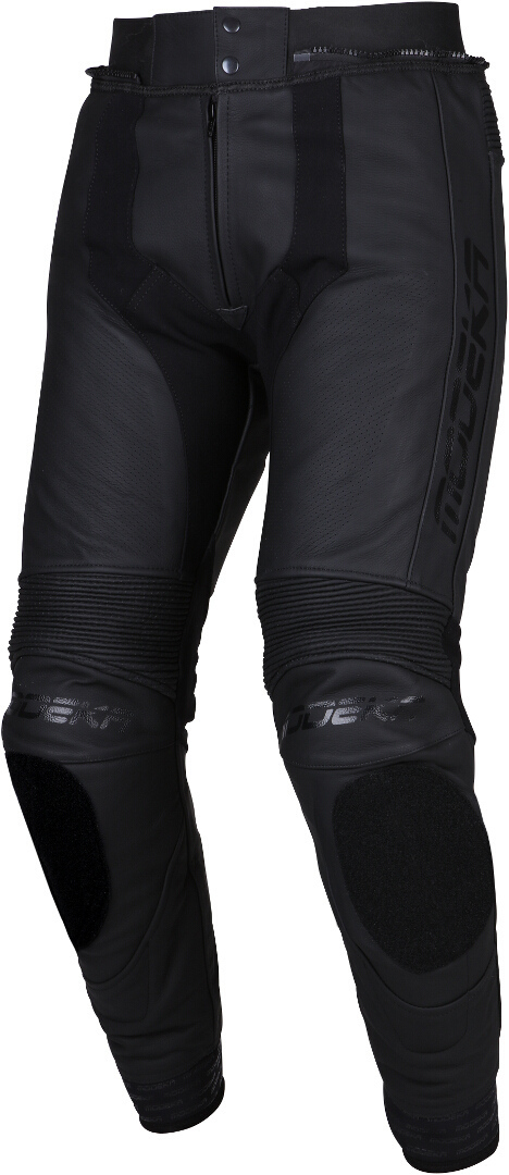Modeka Minos Motorcycle Leather Pants, black, Size 54, black, Size 54