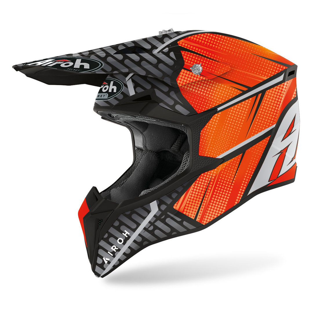 Airoh Wraap Idol Motocross Helmet, orange, Size L, orange, Size L