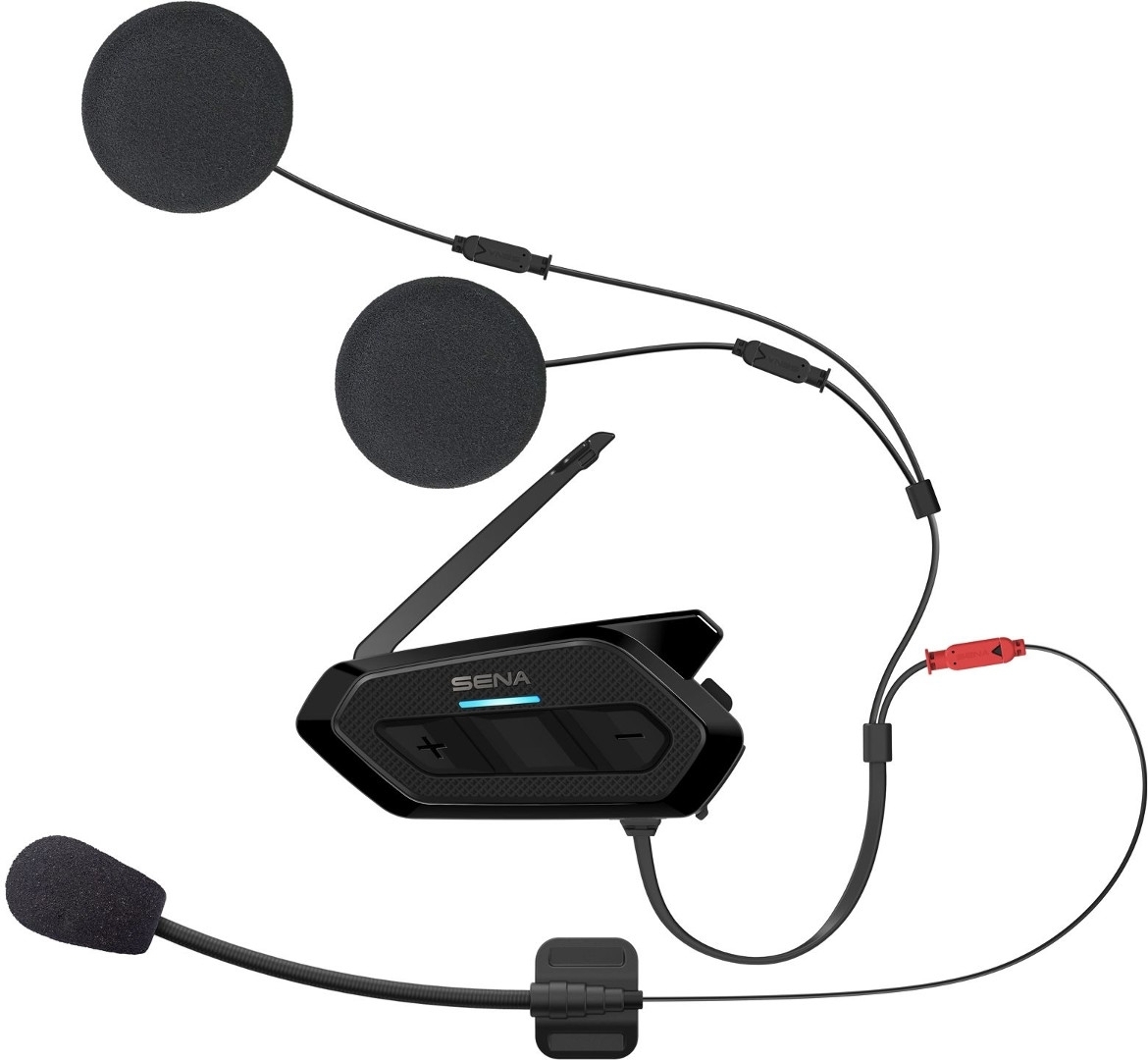 Sena Men's Black Spider Rt1 Bluetooth Communication System Single Pack, For
