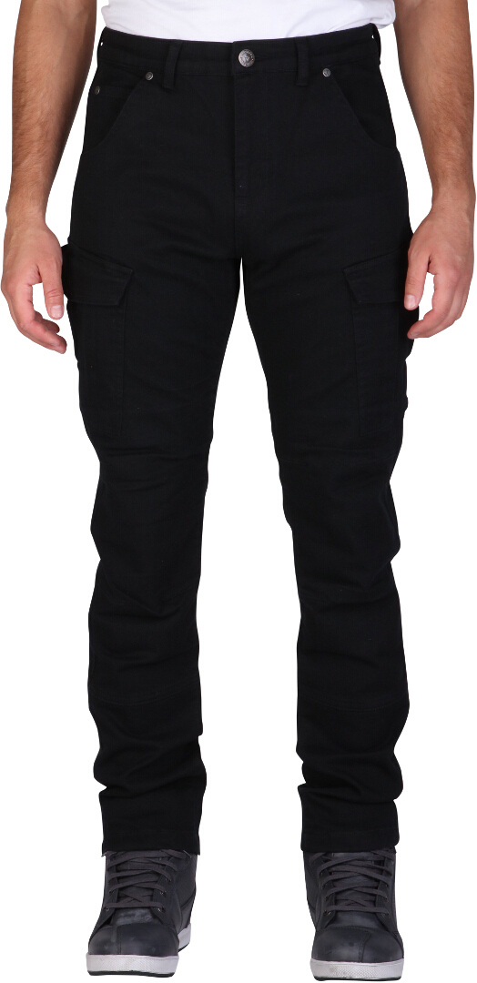 Modeka Brandon Cargo Motorcycle Jeans, black, Size 29, black, Size 29
