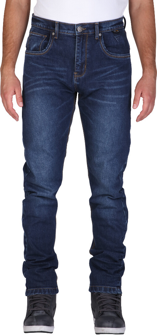 Modeka Sonic Mono Motorcycle Jeans, blue, Size 28, blue, Size 28