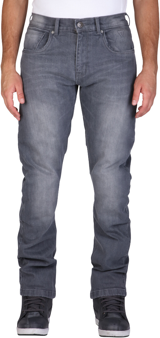 Modeka Glenn 2 Motorcycle Jeans, grey, Size 28, grey, Size 28
