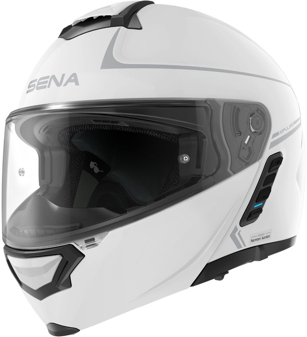 Sena Impulse Sound by Harman Kardon Helmet, white, Size S, white, Size S