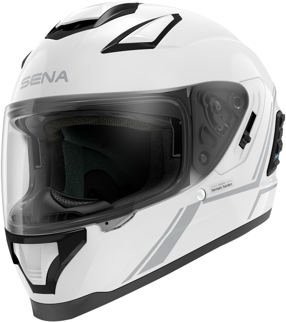 Sena Stryker Sound by Harman Kardon Helmet, white, Size XL, white, Size XL