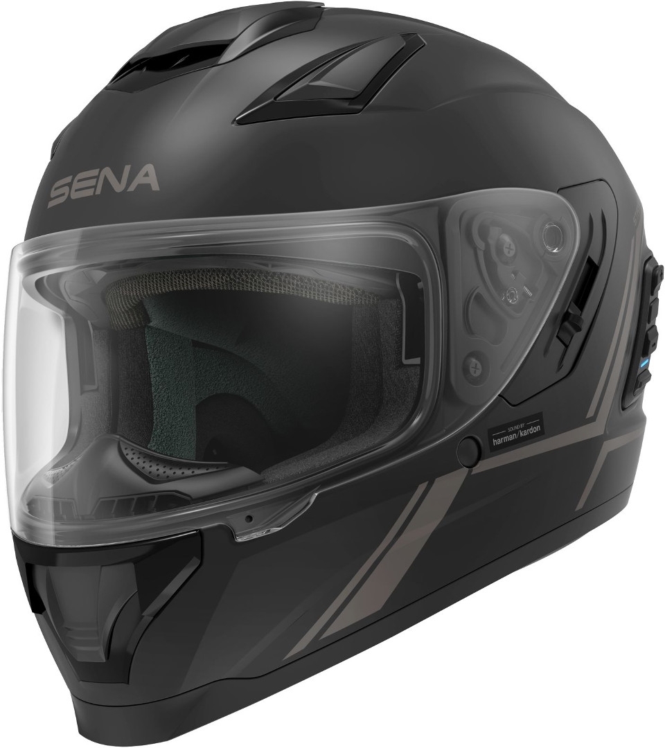 Sena Stryker Sound by Harman Kardon Helmet, black, Size M, black, Size M