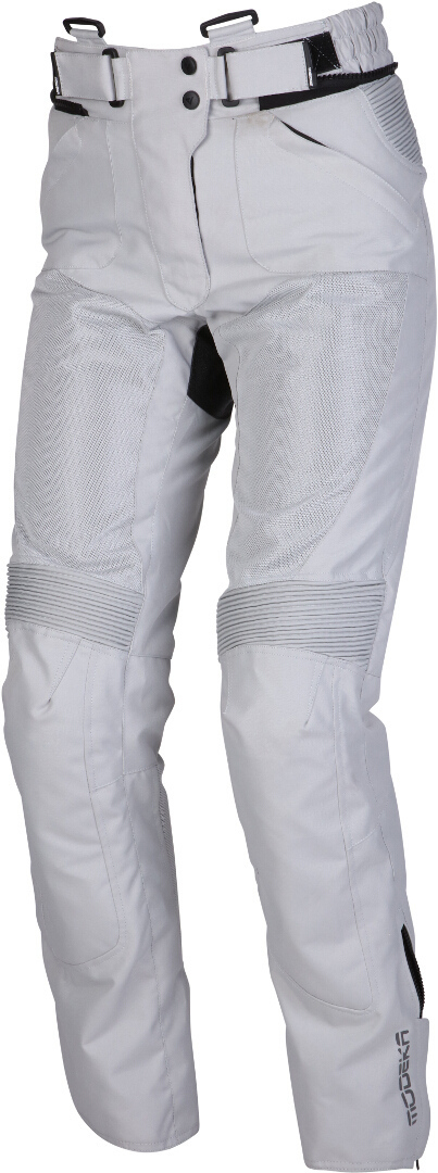 Modeka Veo Air Women Motorcycle Textile Pants, grey, Size 34, grey, Size 34 for Women