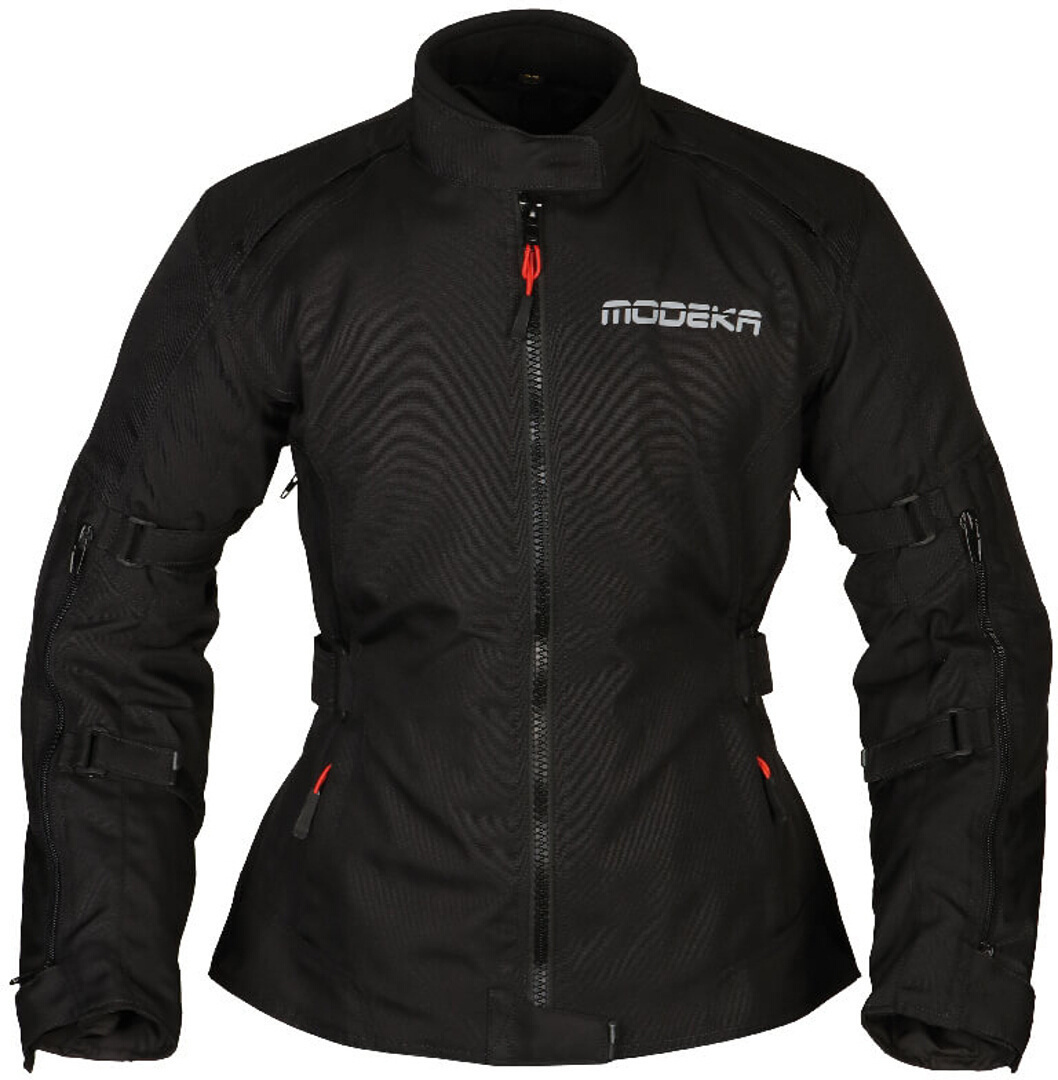 Modeka Luana Women Motorcycle Textile Jacket, black, Size 34, black, Size 34 for Women