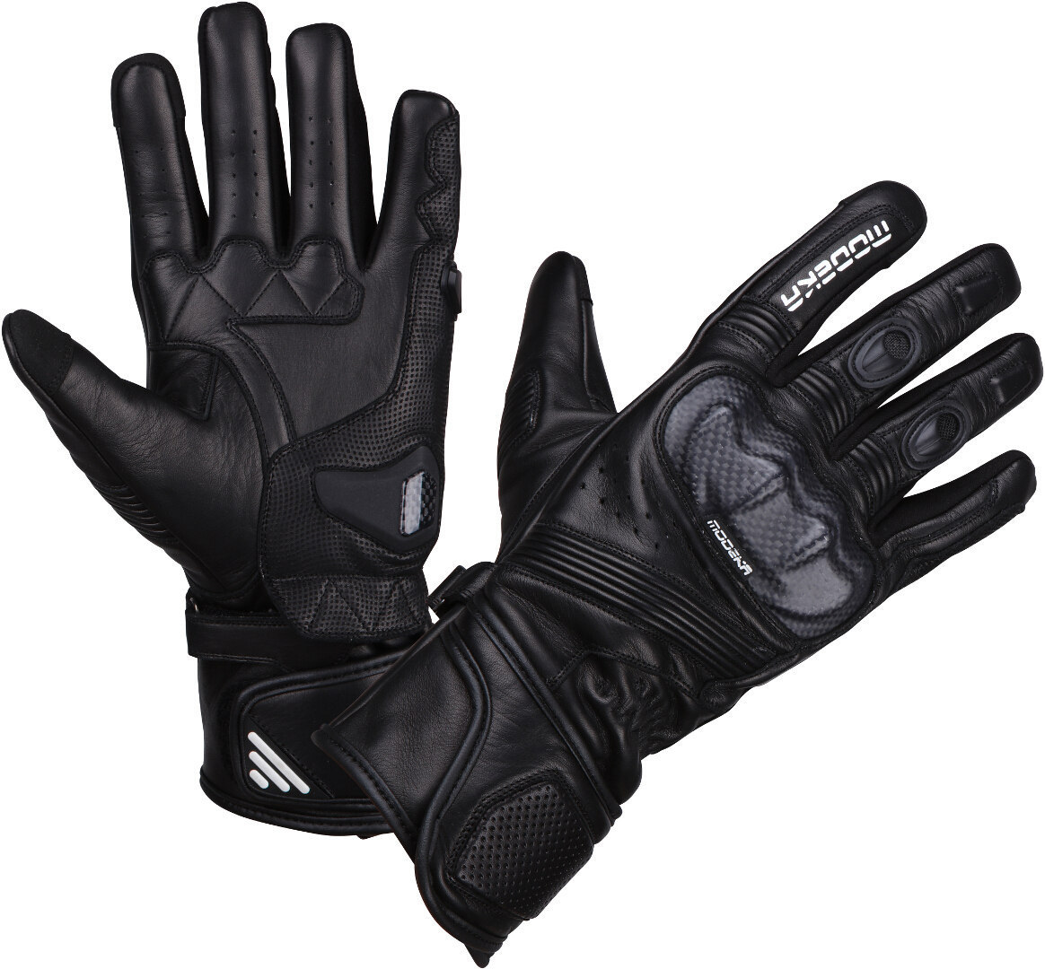 Modeka Miako Motorcycle Gloves, black, Size M L, black, Size M L