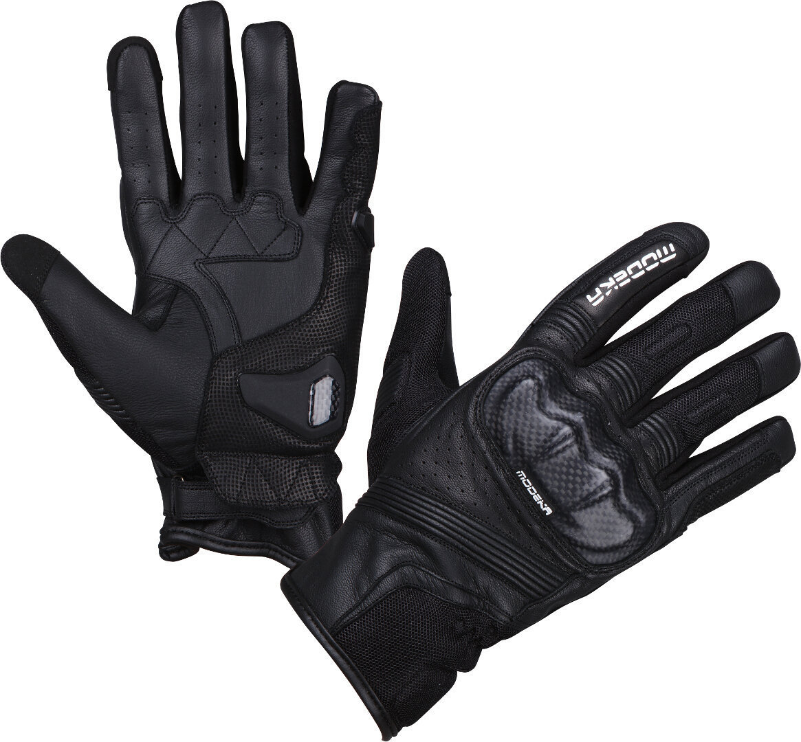 Modeka Miako Air Motorcycle Gloves, black, Size M L, black, Size M L